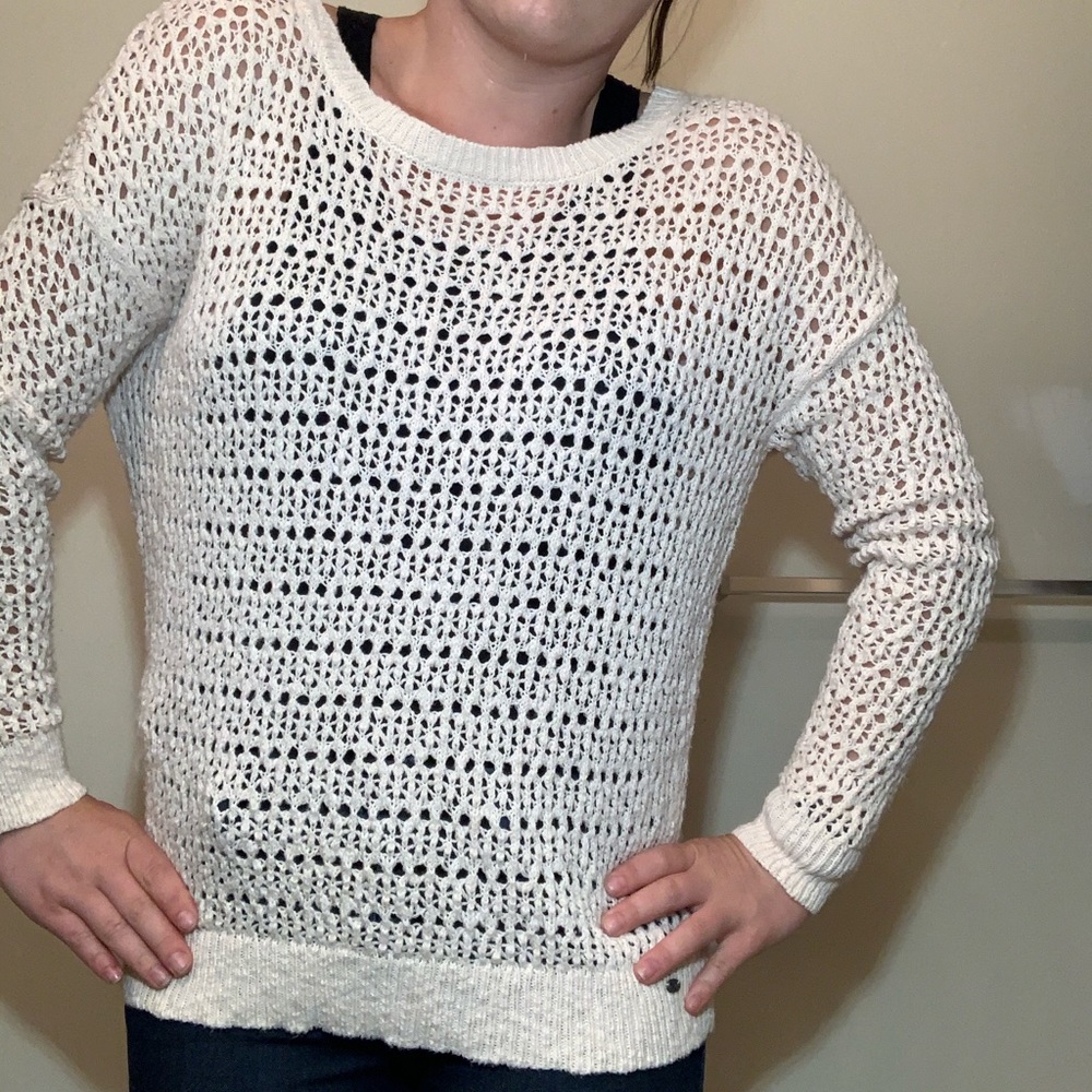 American Eagle Crochet sweater!